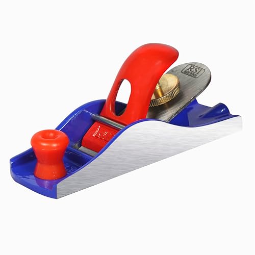 Image of Block Plane Super Heavy Duty Cast Iron Jack Plane Size 110 for Woodworking | Manual Hand Bench Plane with Micro-Adjustable Depth & Comfort Grip Handle