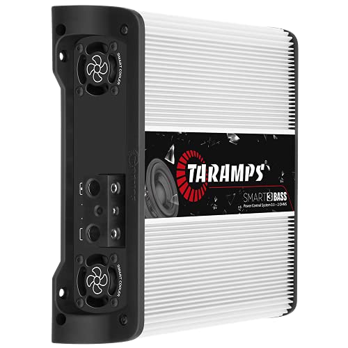 Taramps Smart 3 Bass 0.5 to 2 Ohms 3000 Watts RMS, Multi Impedance, 1 Channel, Amplifier for Car Subwoofer, High Power Class D, Mosfet Monoblock Digital, Smart 3k, Crossover Low Pass with Bass Boost