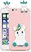HopMore Kawaii Einhorn Handy Hülle für iPhone 6S / 6 (4.7 inch) Hülle Silikon 3D Hüllen Tier Muster Bumper Design Ultra Dünn Slim Handyhülle Schutzhülle Case Cover - Rosa Einhorn