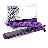 Royale Ionic Flat Iron Luxury Ceramic Tourmaline 2 in 1 Hair Straightener & Curler - Single Pass,...