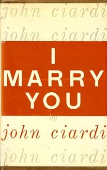 Hardcover I Marry You A Sheaf of Love Poems Book