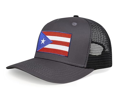 Image of International Tie State Hat for Men and Women, Adjustable Snapback Trucker Baseball Cap with Embroidered Patch
