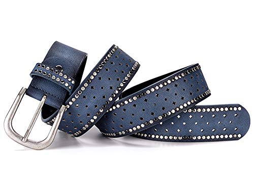 Wemi TIPINOICE Womens Retro Rivet Jean Belt Western Cowgirl Punk Rock Studded Bling Belts, Length 43 inch2