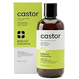 Castor Oil 100 % Pure – 8 oz Cold‑Pressed & Hexane‑Free | Hair, Scalp, Lashes & Skin Moisturiser | Vegan, Made in USA