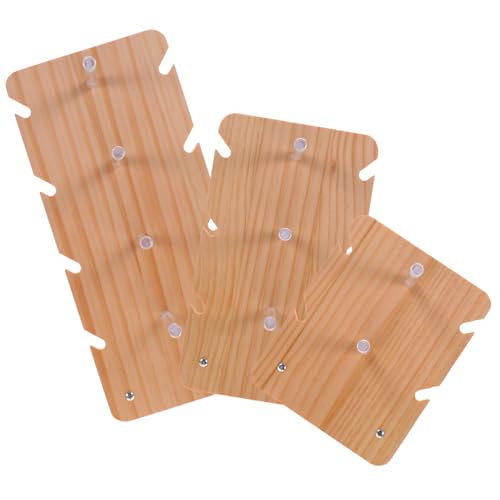 PRETYZOOM Sleek Sunglasses Holder 3-piece Eyeglasses Display Rack Space-saving Desk Decor for Glasses