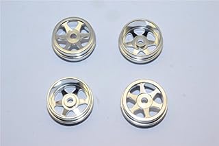 GPM For XMods Evolution Touring Upgrade Parts Aluminum Front & Rear Sinkage Rims (6 Poles) - 4Pcs (Ridge) Silver