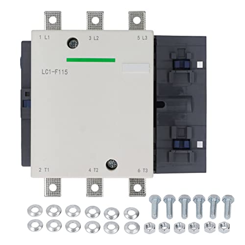 Kadimendium 3 Pole Ac Contactor 8Kv Impulse Voltage Flame Retardant Silver Contact Copper Coil Ac Contactor 115A Lc1 F115 Industrial Electric Contactor (380V) #TOP6