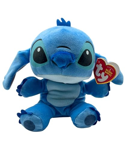 TY Beanie Baby Stitch - (Soft Body) -6", Blue