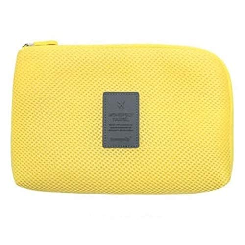 QUIRKMALL Electronics Organizer Accessories Bag Case, Portable Makeup Bag/Travel Digital Carrying Pouch Multifunction Cellphone/Headset/USB Data Cable/Charger Hard Drive Carry Case