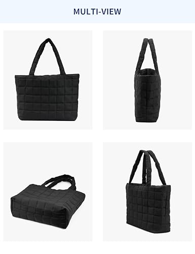 Bolso Tote Acolchado Ligero para Mujer miniatura 6