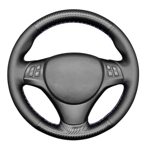 MEWANT Funda de volante para (M Sport) 1 Series E87/E81/E82 (Coupe)/E88 (Convertible)/M E82/3 Series E90 (Sedan)/ E91 (Touring)/ E92 (Coupe)/E93/X1 E84/M3 E90 (Sedan) / E92 (Coupe)/ E93