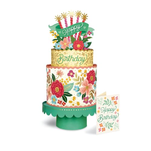 Freshcut Paper Blooming Birthday Cake 12