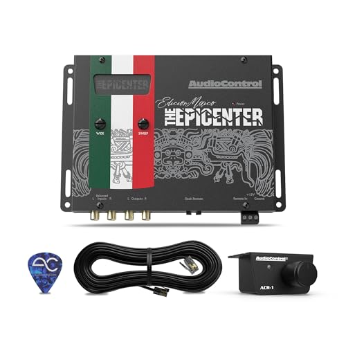 AudioControl EPICENTER Bass Restoration Processor, Car Audio Bass Booster Maximizer (Epicenter Mexico Edition, Black)