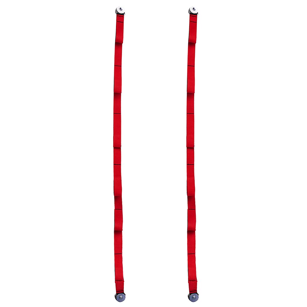 CHENZILIN Overhead or Wall Fishing Rod Rack, Rod Storage Suspends Your Rods in Soft Webbing Loop Protecting Your Equipment