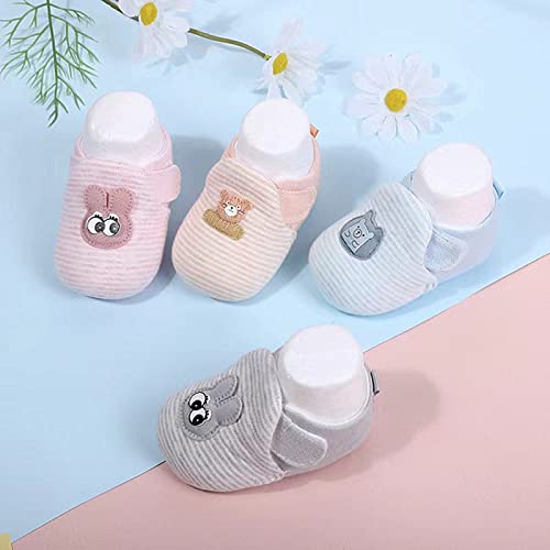 Unisex Baby Booties Newborn Baby Girls Boots Soft Sole Non-Slip Toddler Shoes Infant Slippers Winter Warm Crib Shoes (Yellow, 0-6 Months)4