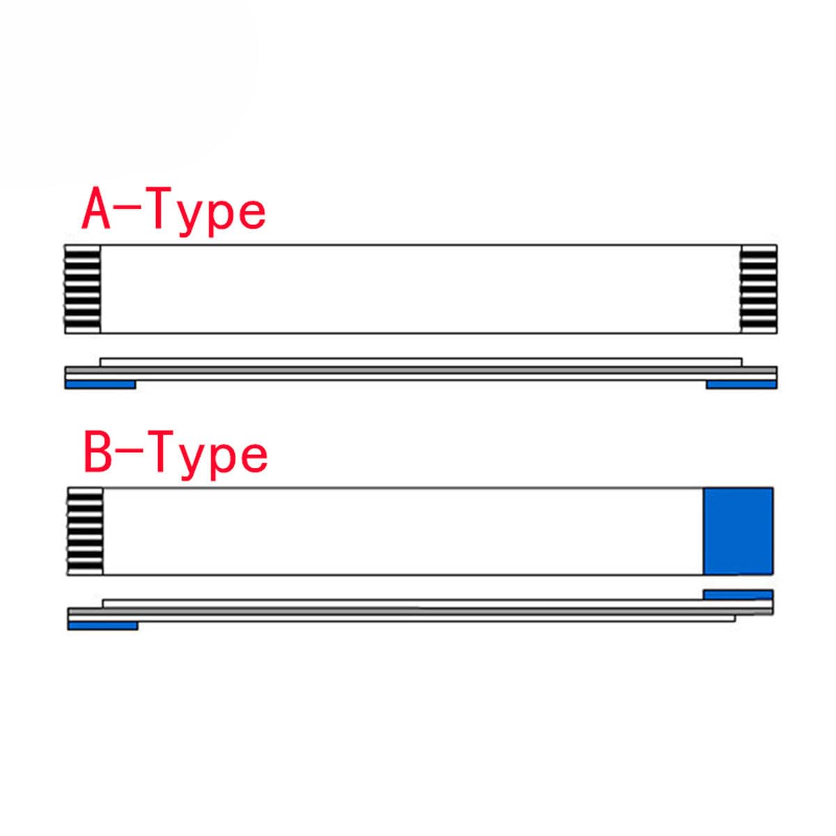 20624 80c AWM 60V VW-1 FFC - Cavo Flessibile A Nastro, 0,5 Mm, Larghezza 6,5 Mm, Lunghezza 20 Cm, 12 Poli (i Poli Sono Sullo Stesso Lato Cavo Flessibile 60v - Foto 10