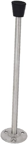 X-DREE 46mm Dia Base 250mm Height Wall Mounted Doorstop Metal Door Stopper Buffer(46 mm Dia Base 250 mm montado tope de puerta de metal tope de tapón