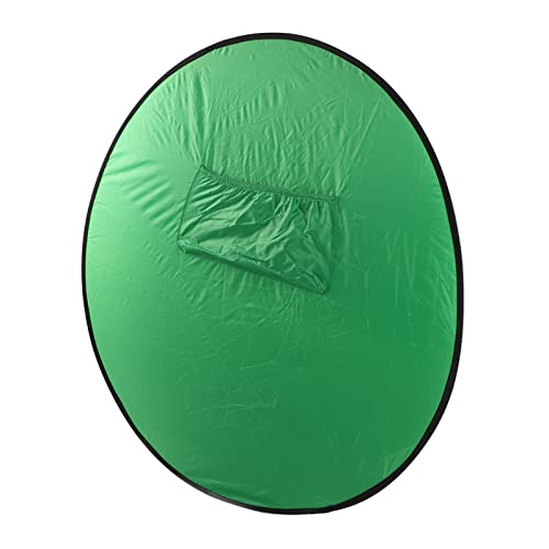 Toile de fond ronde verte anti plis pour réussir vos incrustations vidéo sans ombre