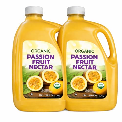 Farms Organic Passion Fruit Nectar, 1 Gallon (2-Pack), USDA Organic