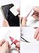 TEOYALL Lint Free Nail Wipes, 1200 PCS Non-Woven Fabric Nail Cleaning Pads White Lash Extensions Glue Cleaning Wipes Nail Salon Supplies