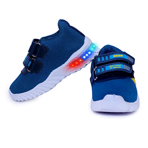 Image of HOOH-Now comfort in Fashion Kid Hooh Canvas Led Boat Shoe