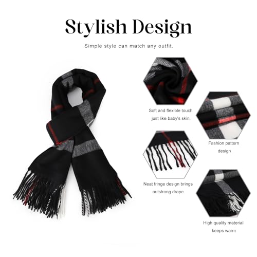 Sumato Scarf for Women Fall Winter Long Blanket Men Scarves Warm Soft4