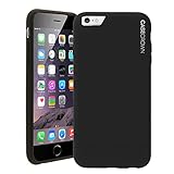 iPhone 6 Plus Case, Perfect Fit & Soft Interior, CaseCrown Lux Glider Case (Black Obsidian)