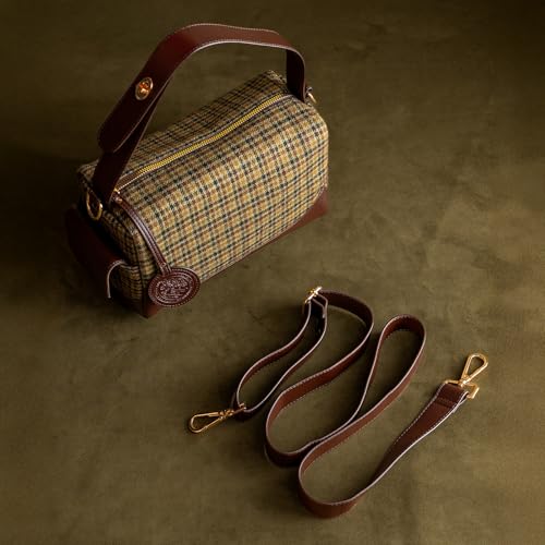 Image of Theater Bonbon Crossbody Duffle Bag for Women Structured Shoulder Handbag with Adjustable and Detachable Strap