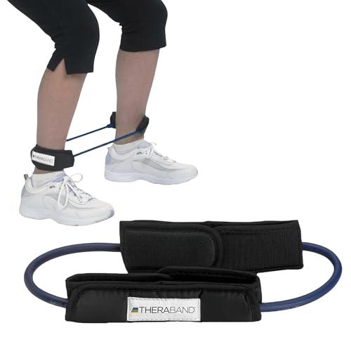 TheraBand Tubes Résistance 12 pouces Bleu Lourd Intermédiaire