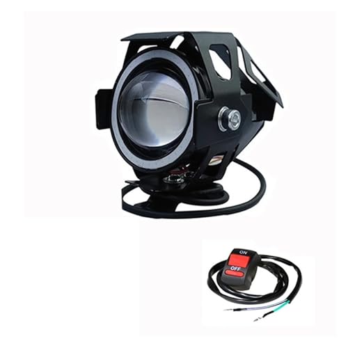 Faro LED para motocicleta en rutas de niebla y lluvia con luz auxiliar intermitente