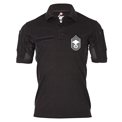 Polo Tactical Alfa Air Force noir XXXL pour outdoor et stand de tir