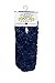 Red Carpet Studios Non-Skid Fuzzy Footies for Men, Navy