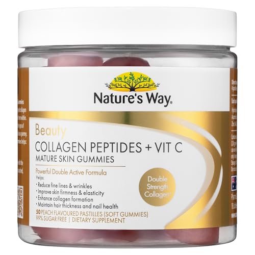 Nature's Way Beauty Collagen with Vit C Mature Skin 50 Gummies