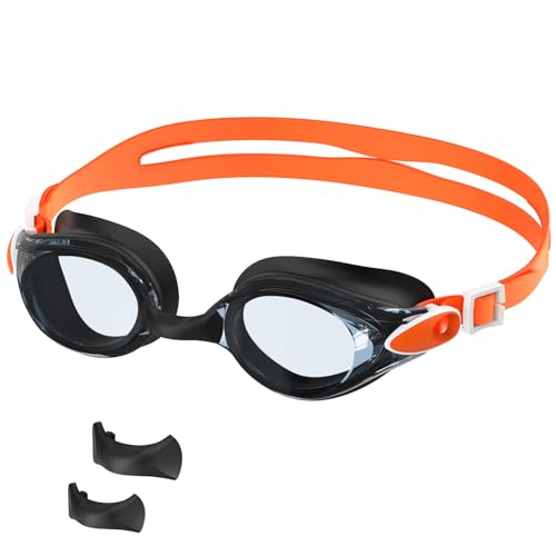 Ambienden Gafas Natacion Hombre/Mujer, Antivaho Impermeables Resistentes A Los Rayos UV Gafas Piscina Unisex, VisióN Clara CóModas De Usar Para NatacióN Aire Libre/Bajo Techo