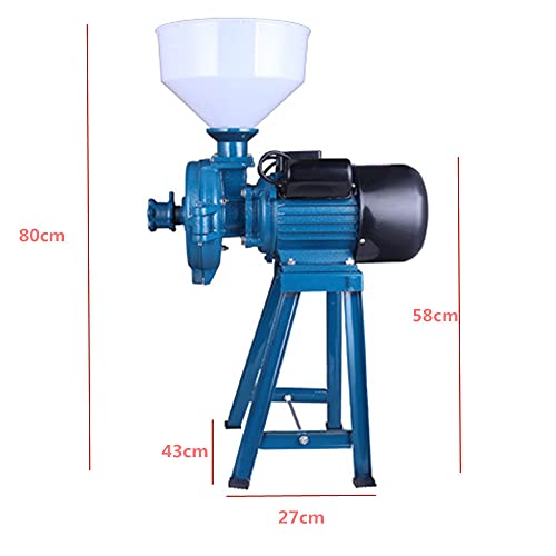 Electric Grain Mill Grinder, Stainless Steel Electric Corn Grinder Mill,110V 2200W Wheat Grinder Feed Mill Flour Mill Cereals Grinder Rice Mill With Funnel #TOP6