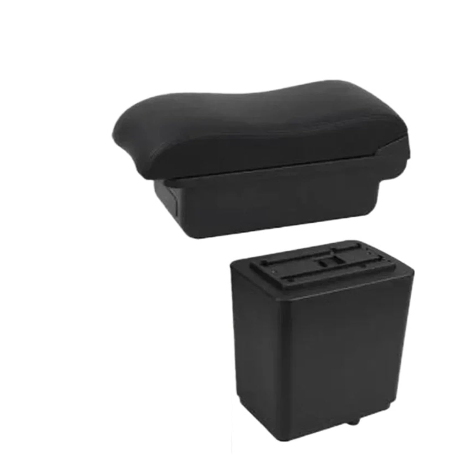 UMDJJU For Citroen For Berlingo Car Armrest Box Dedicated Retrofit Storage Accessories Car Centre Console Armrest Box(A2 black line No USB)