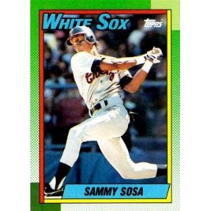 Sammy Sosa 1990 topps chicago white sox # 692 baseball card