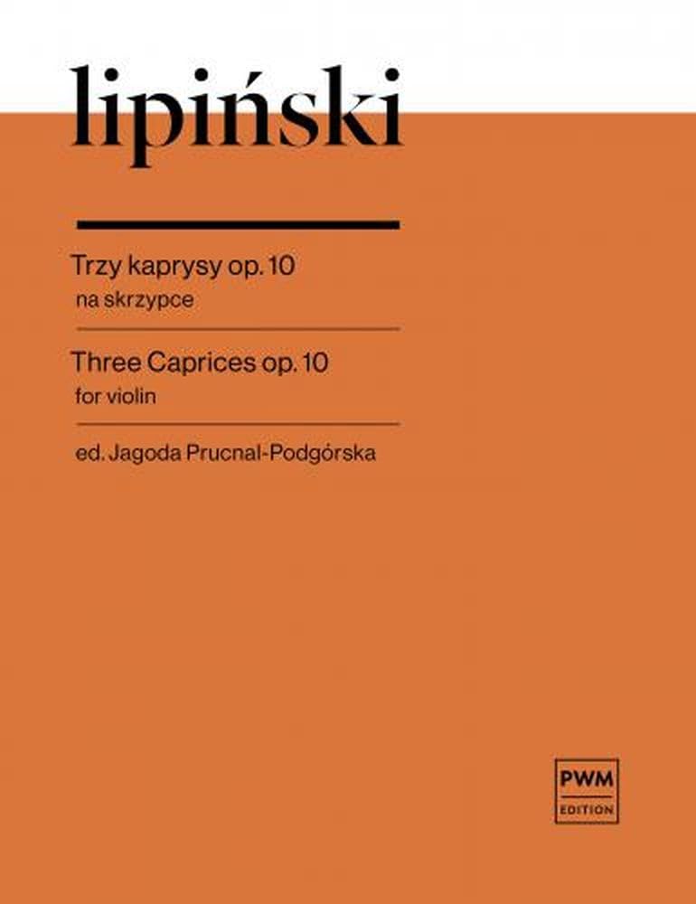 Three Caprices op. 10. Violin Solo.