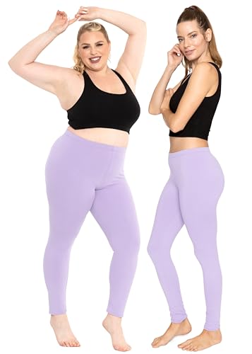 Image of STRETCH IS COMFORT Cotton Capri Leggings, Knee Length Pants, Plus Size | Soft pull-on comfort, lightweight summer feel, ankle option, casual layering, cotton leggings, black capris, under dresses