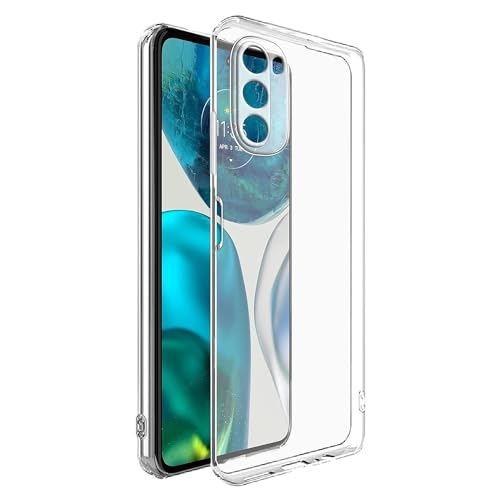 Image of COVERBLACK Soft Rubber Back Cover for Motorola Moto G82 5G - Transparent