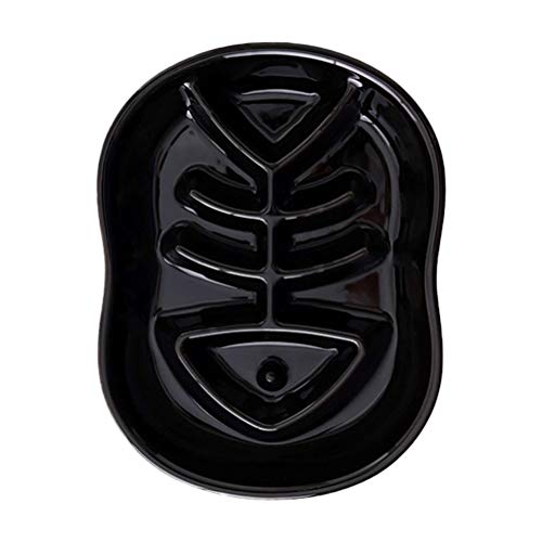 TEHAUX Tigela lenta para alimentação de gatos Tigela de cerâmica para evitar asfixia de animais de e