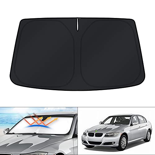 KUST Windshield Sun Shade for 2006-2009 2010 2011 BMW 3 Series Sedan Accessories Sunshade Window Sun...