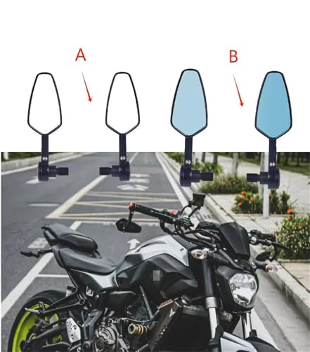 Espejo retrovisor moto de manillar resistente para FZ6R 2