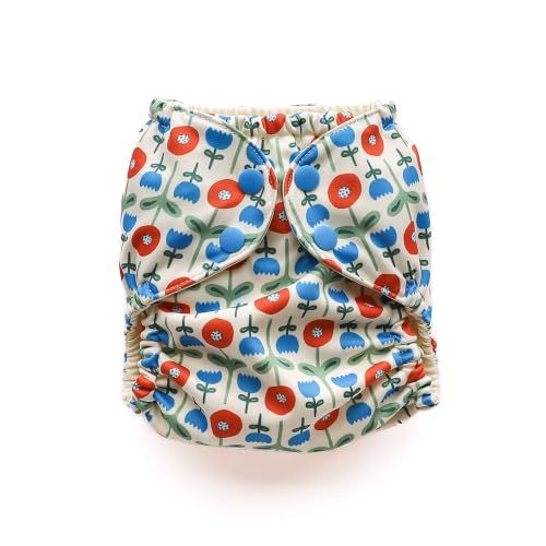 Esembly Cloth Diaper Cover Poppies Size 1
