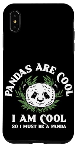 Pandas Are Cool Chinese Giant Panda For Boys And Girls �X�}�z�P�[�X iPhone XS Max �p