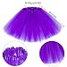 Haakong 80s Women Tutu Costume Accessories Purple Tutu Women Striped Sock Sunglasses Ponytail Headband Skirt Necklace Halloween Mardi Gras
