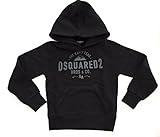 Felpa Dsquared2 Junior dal design casual-sportivo e di tendenza con una nuova formula all'insegna del dinamismo e dell'originalità