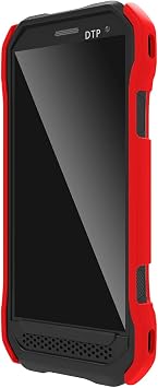 Case Compatible with Kyocera DuraForce Ultra 5G Phone Model E7110 (Verizon), Durable Slim Soft Touch Smooth Hard Cover Case (Red)