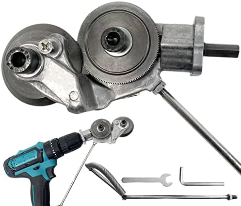 1Pcs Metal Nibbler Drill Attachment, Electric Drill Shears, Electric Drill Plate Cutter Attachment, Metal Cutter Sheet Drill Attachment for Metal Cutting