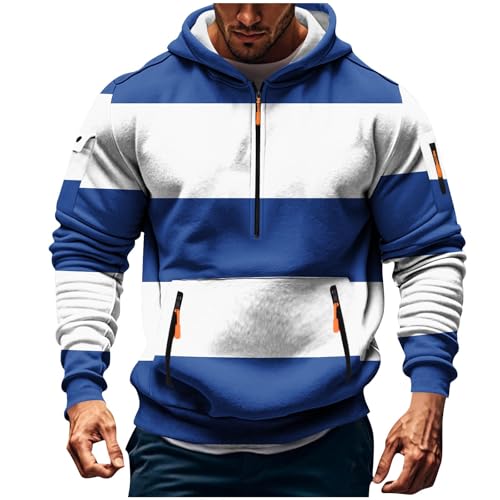 Hoodies for Men Fall Winter 2025 Trendy Outfits Long Sleeve Oversized Pullover Jackets Casual Half Zip Sweatshirts2
